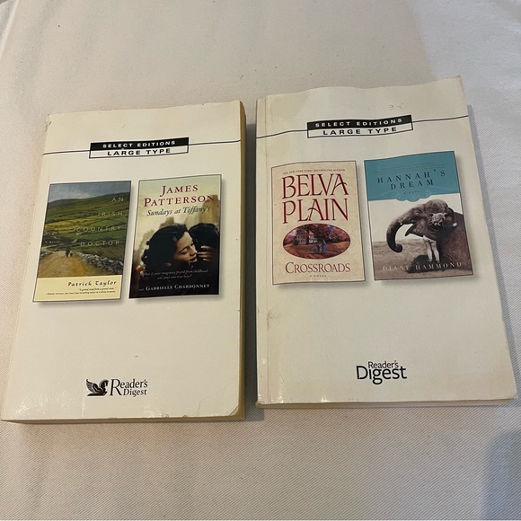 COPY - Reader Digest Large Print Paperback Books - Lot of Two Stories per ea… - Picture 1 of 8
